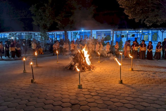 Kegiatan Kemah SDN 1 Kalikebo