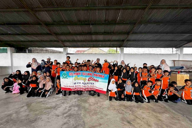 Seru dan Edukatif! Outing Class SD Negeri 1 Kalikebo di Pabrik Handuk Mulfitex dan Umbul Pelem